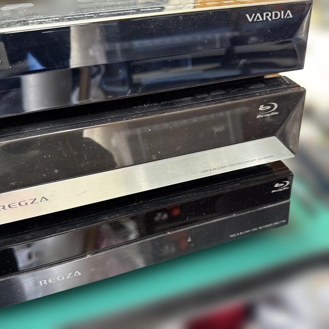 TOSHIBA ブルーレイレコーダー　動作未確認　3台