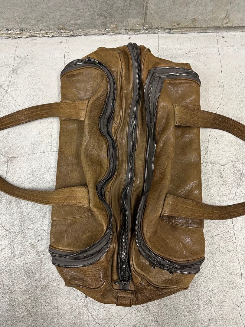 ユリウス　JULIUS レザー ドラムバッグ　ボストンバッグ