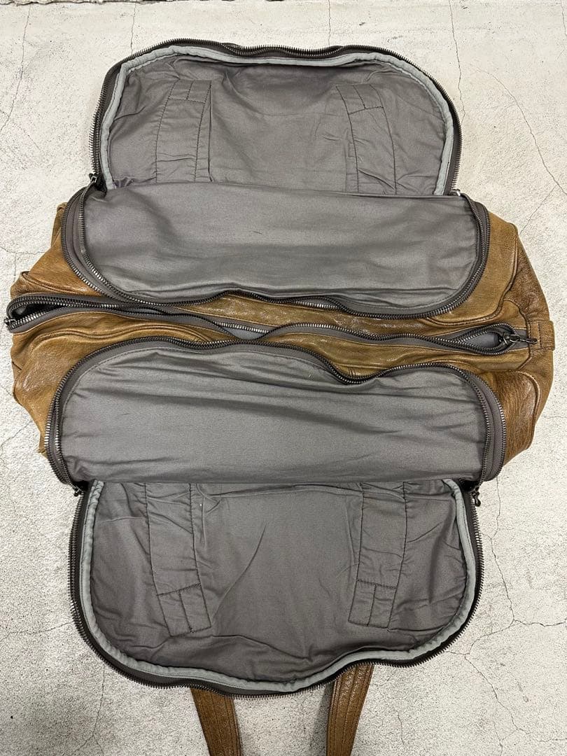 ユリウス　JULIUS レザー ドラムバッグ　ボストンバッグ