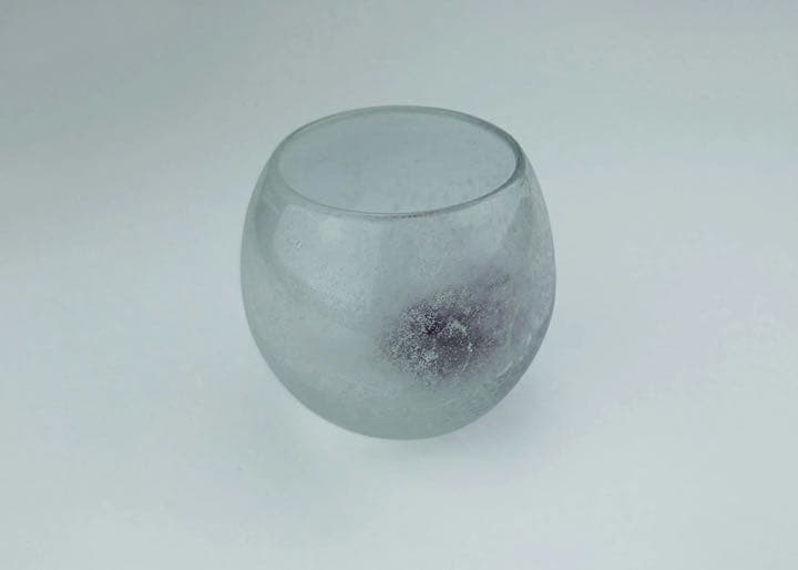 ★最終価格★蓄光ルナウェア月のグラス グリーン ・ブルー蓄光グラス セット