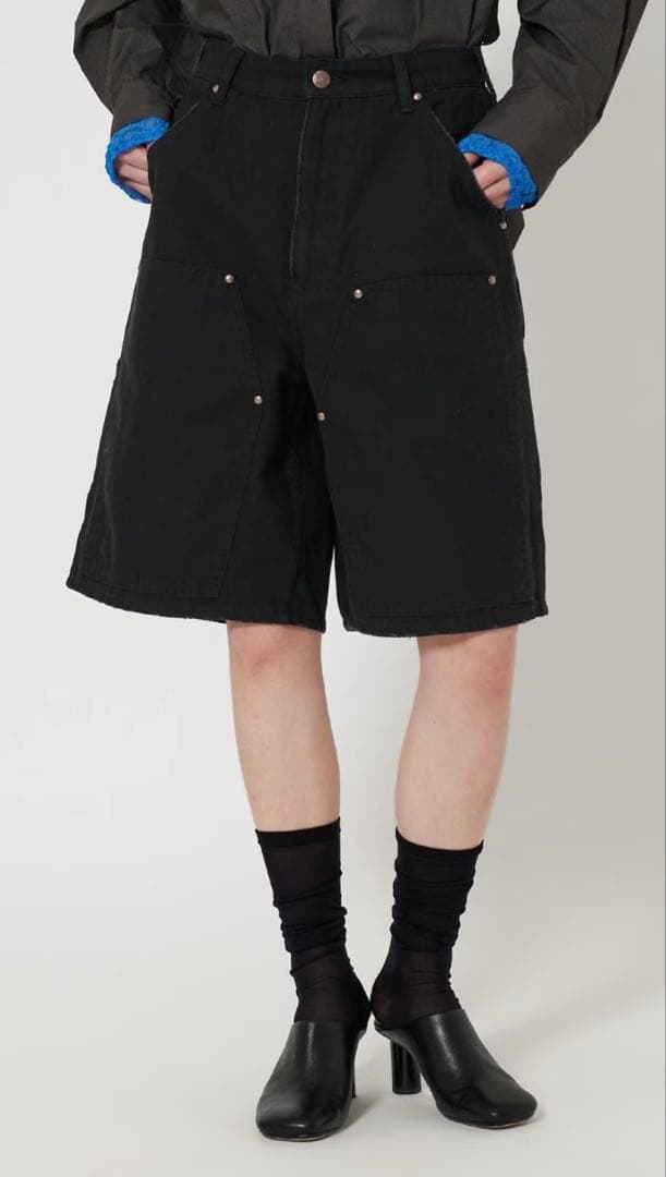 B &Y 【別注】＜BIG MAC＞ダブルニー ショーツ