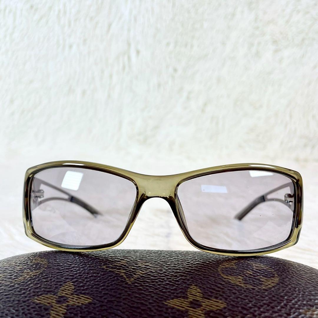 美品　GUCCI　GGロゴ　サングラス　GG1486　ブラウンレンズ・フレーム