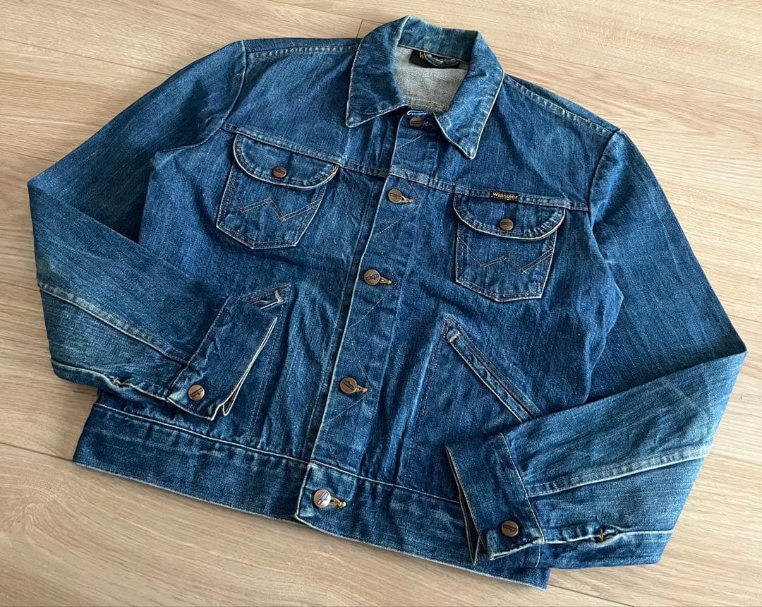 80s 90s Wrangler デニム ジャケット Gジャン 古着 40