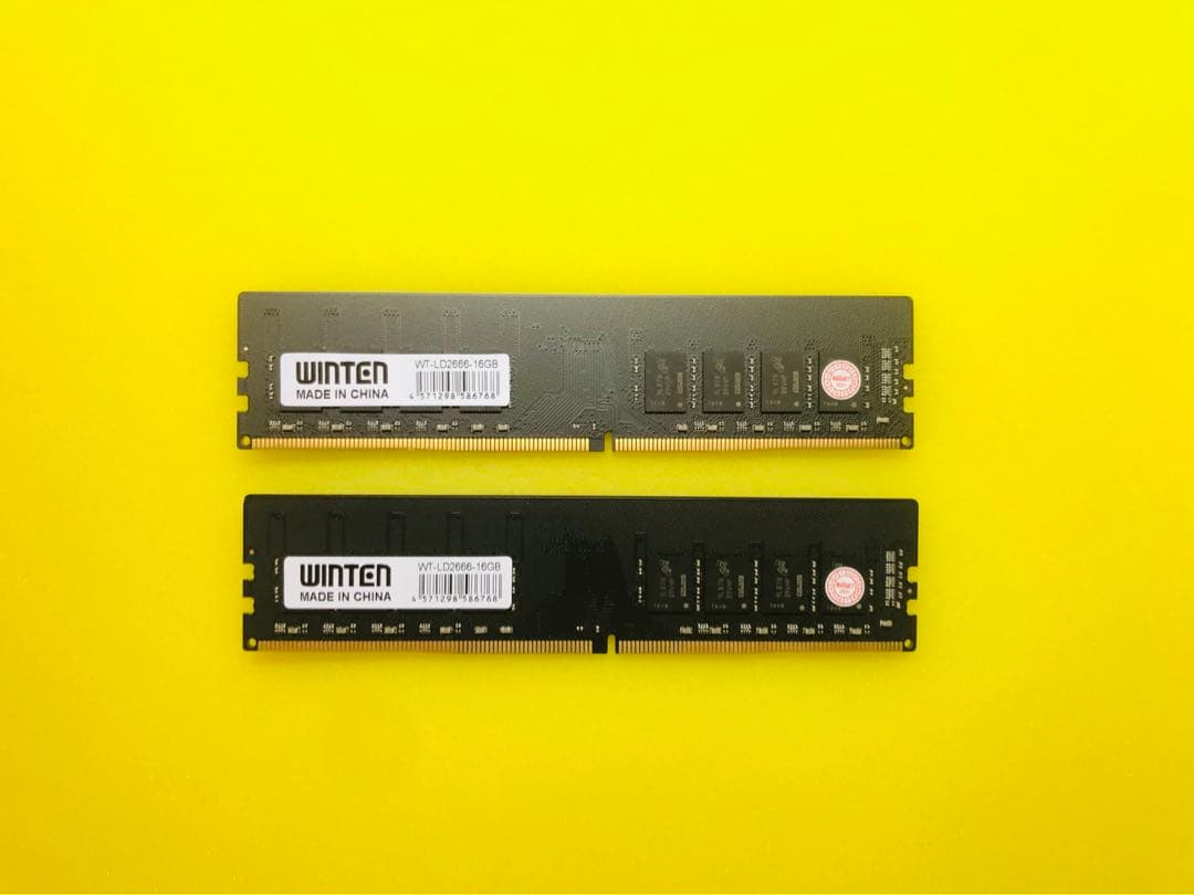 【動作品】WINTEN DDR4-2666 メモリ32GB (16GB x2)
