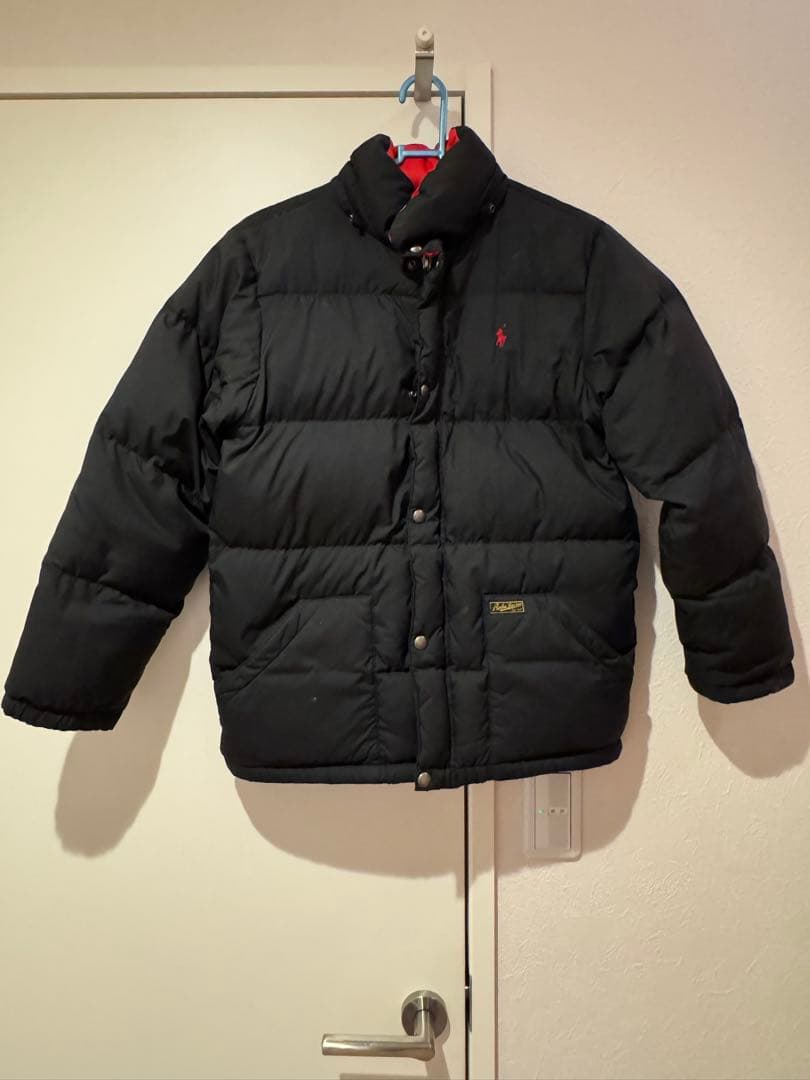ラルフローレンボーイズダウン フード無サイズ成人S相当-肩幅43総丈66袖丈58