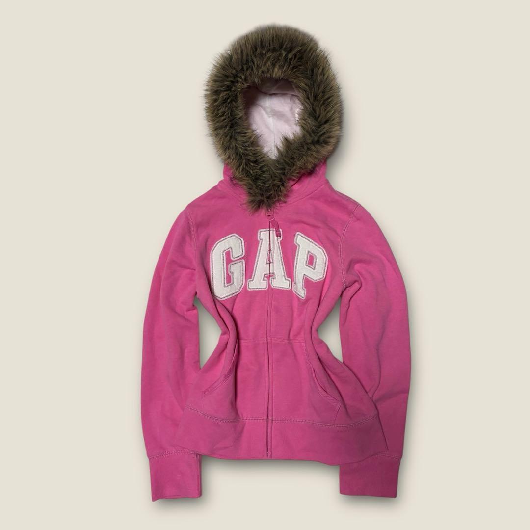 平成ギャルy2k 00’s old gap ファージップパーカー