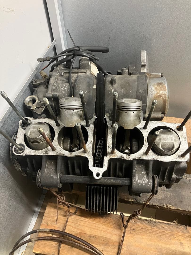 xj400 エンジン　腰下