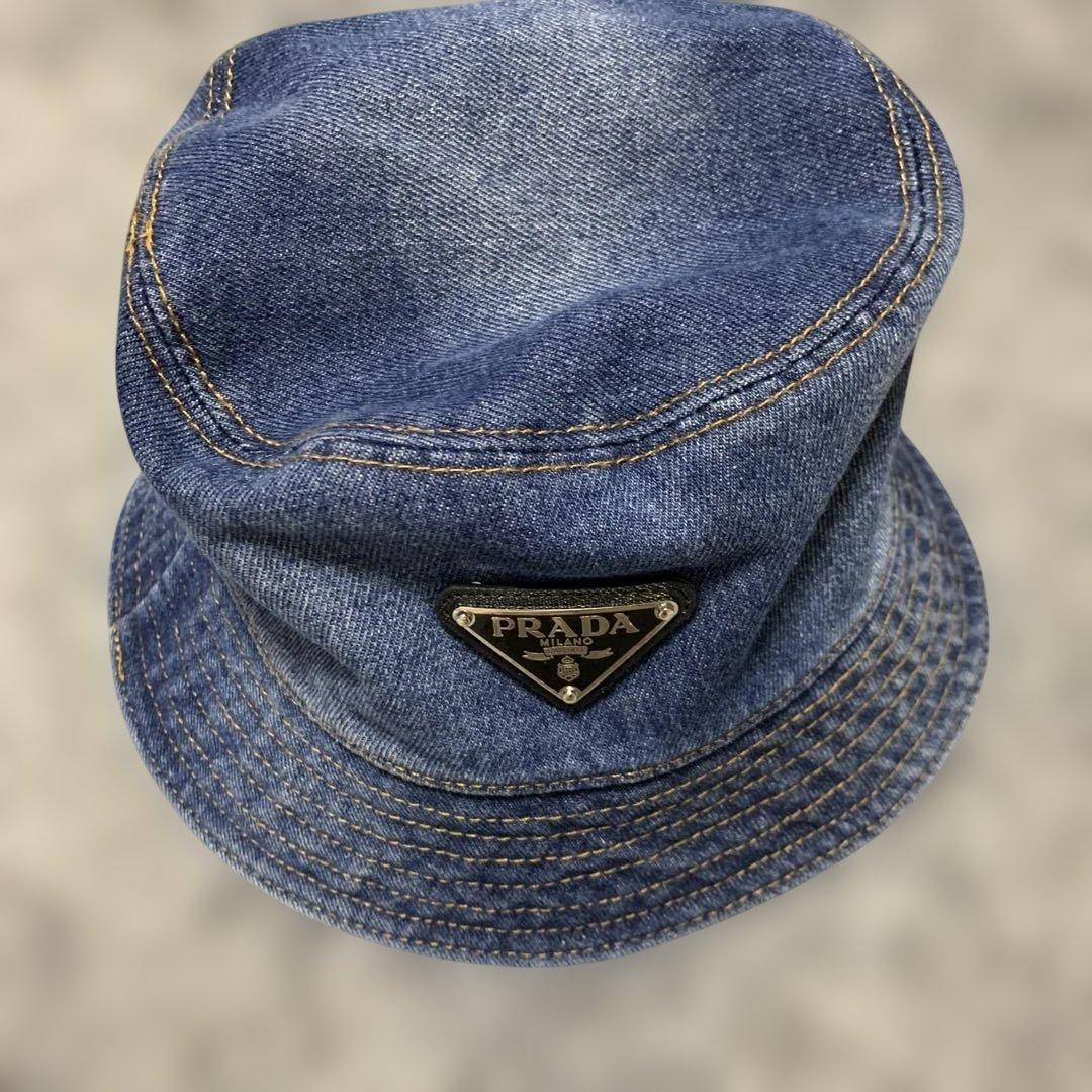 PRADA デニム バケットハット