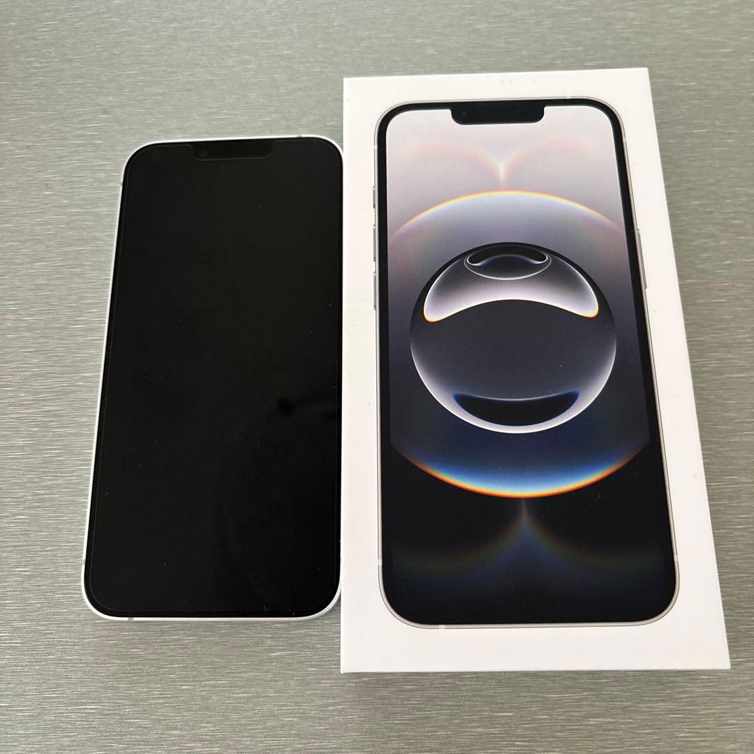 【美品】iPhone16e 128GB ホワイト simフリー