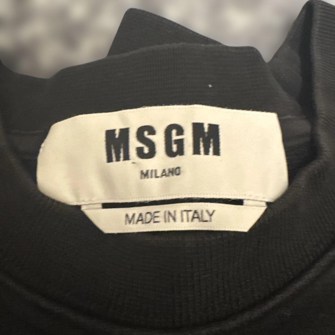 MSGM ブラック トレーナー ティファニー