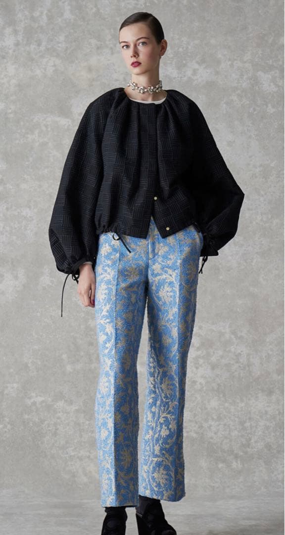 【DRAWER】ジャガードドロストジャケット36　新品　保存袋付き