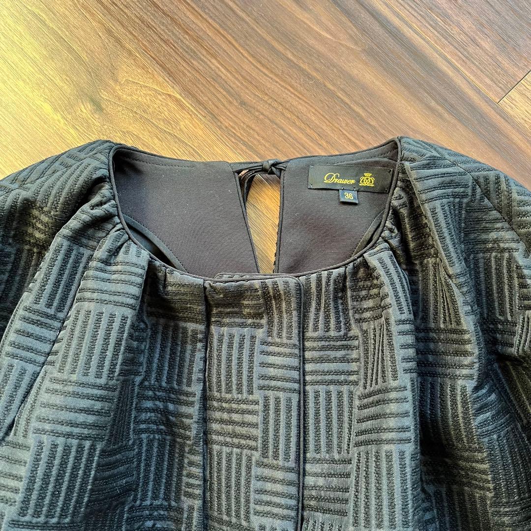 【DRAWER】ジャガードドロストジャケット36　新品　保存袋付き