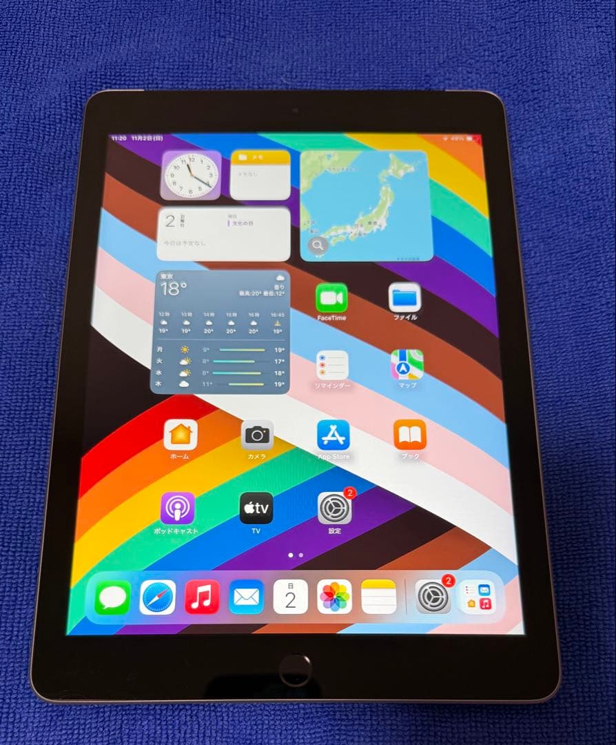 【美品】iPad (第6世代) Cellular SIMフリー