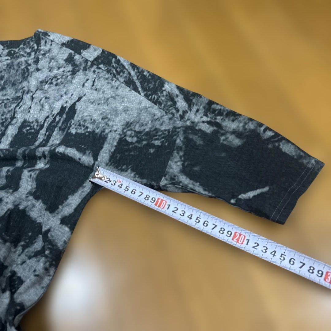 センソユニコ　芽風　マツオインターナショナル　墨絵　抽象柄　カットソー　38