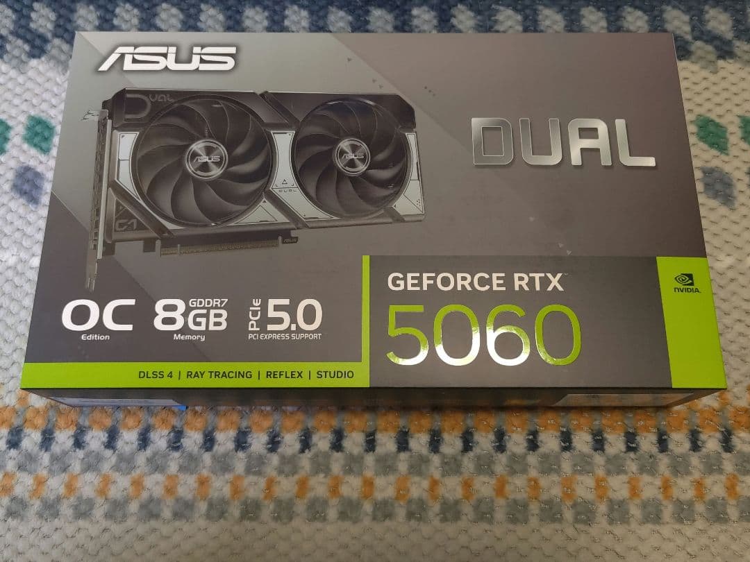 グラフィックボード・グラボ・ビデオカード ASUS GeForce RTX 5060 8GB OC Edition