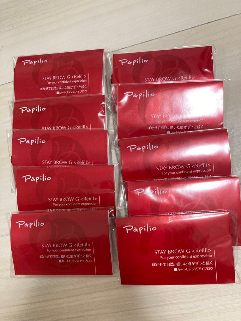 新品・未開封　パピリオ ステイブロウ リフィル チャコールブラウン 002