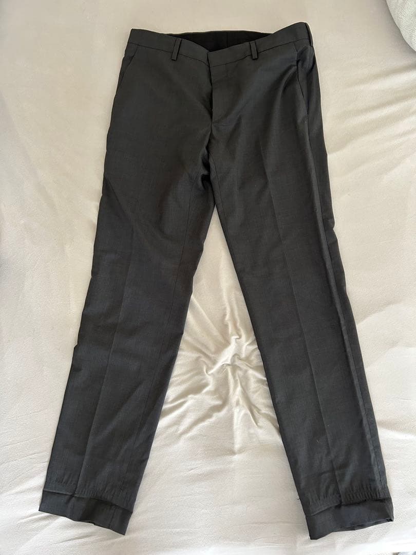 スーツ prada archive wool slacks grey