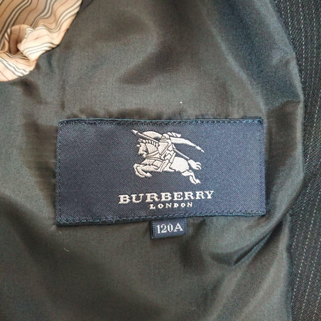 バーバリーロンドン 子供服120スーツ おまけシャツ4、ネクタイチーフ2、ベルト