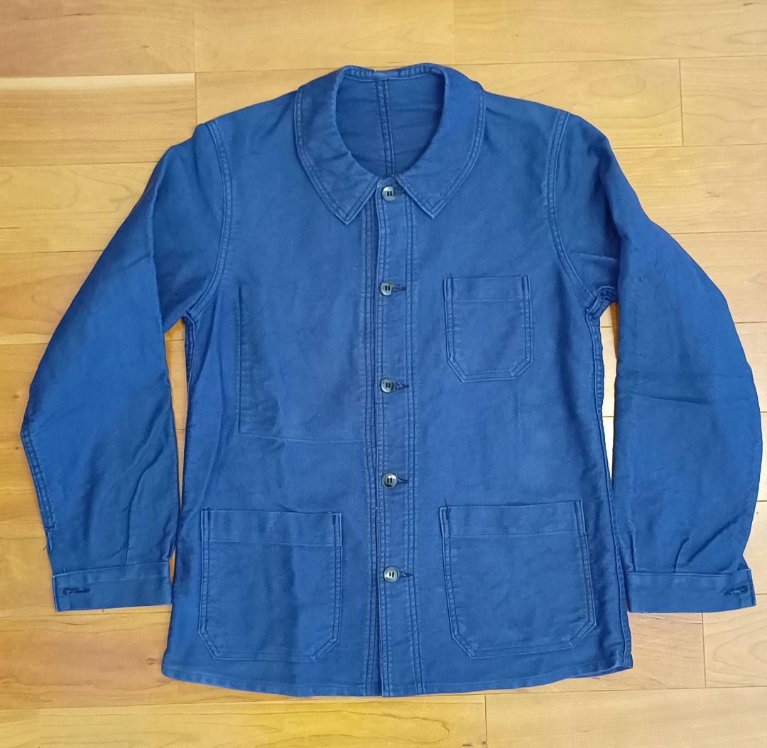 モールスキン　フレンチワークジャケット　ユーロヴィンテージ