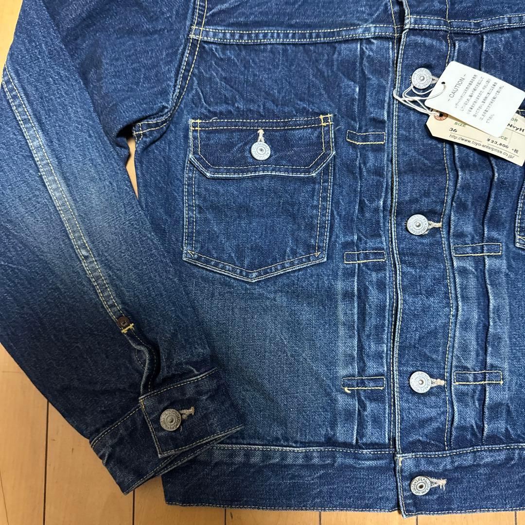 SUGARCANE 2nd デニムジャケット 色落ちSC11953 36