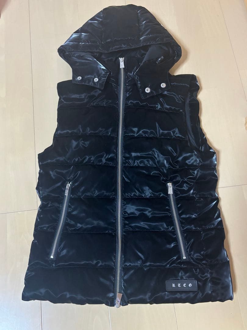 希少！RTGEG ブラック ダウンベスト S