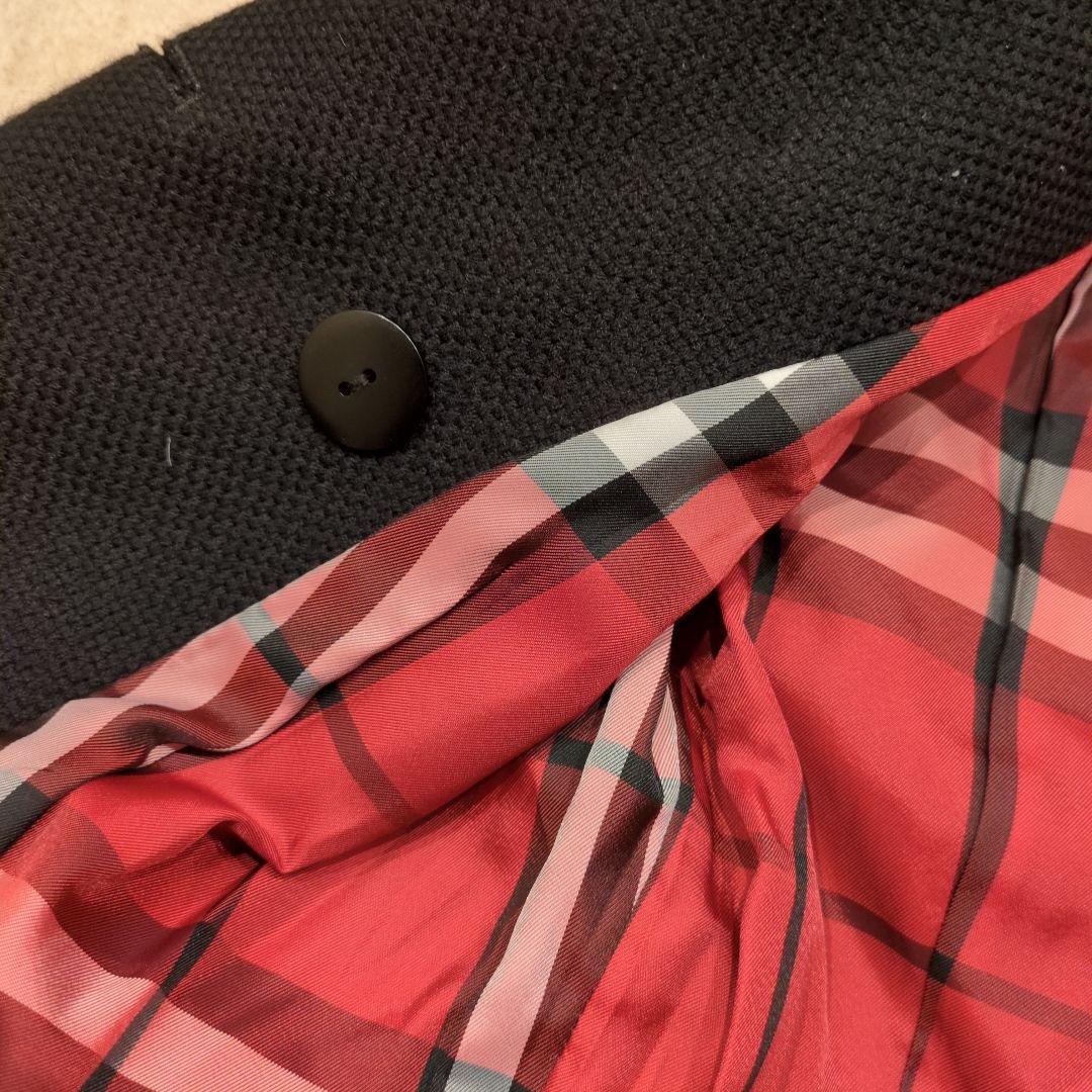 希少 バーバリーブルーレーベル ピーコート ナポレオン ジャケット 黒 S 36