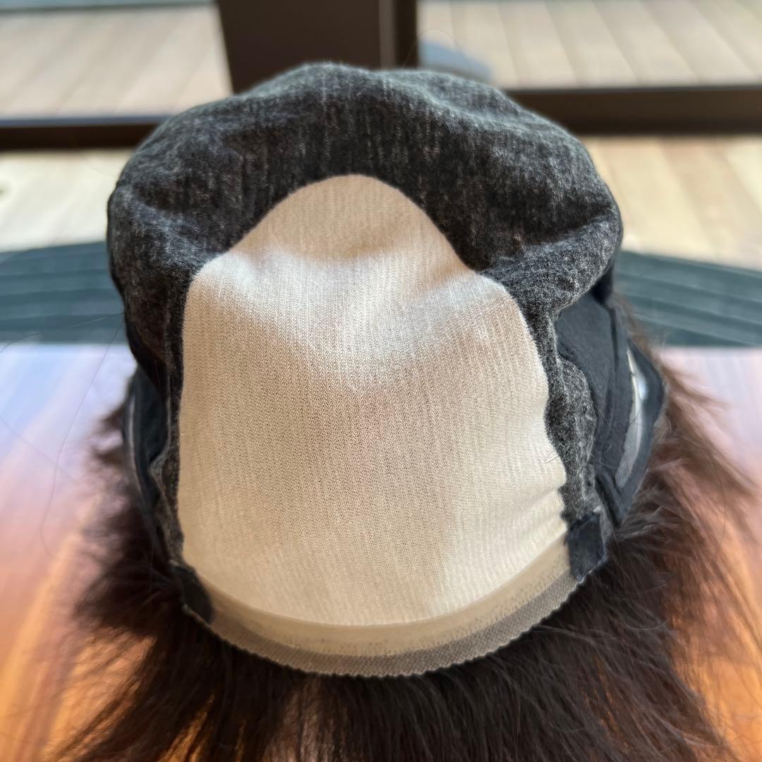 mi ワンステップ　ウィッグ　医療用人毛100% Sサイズ