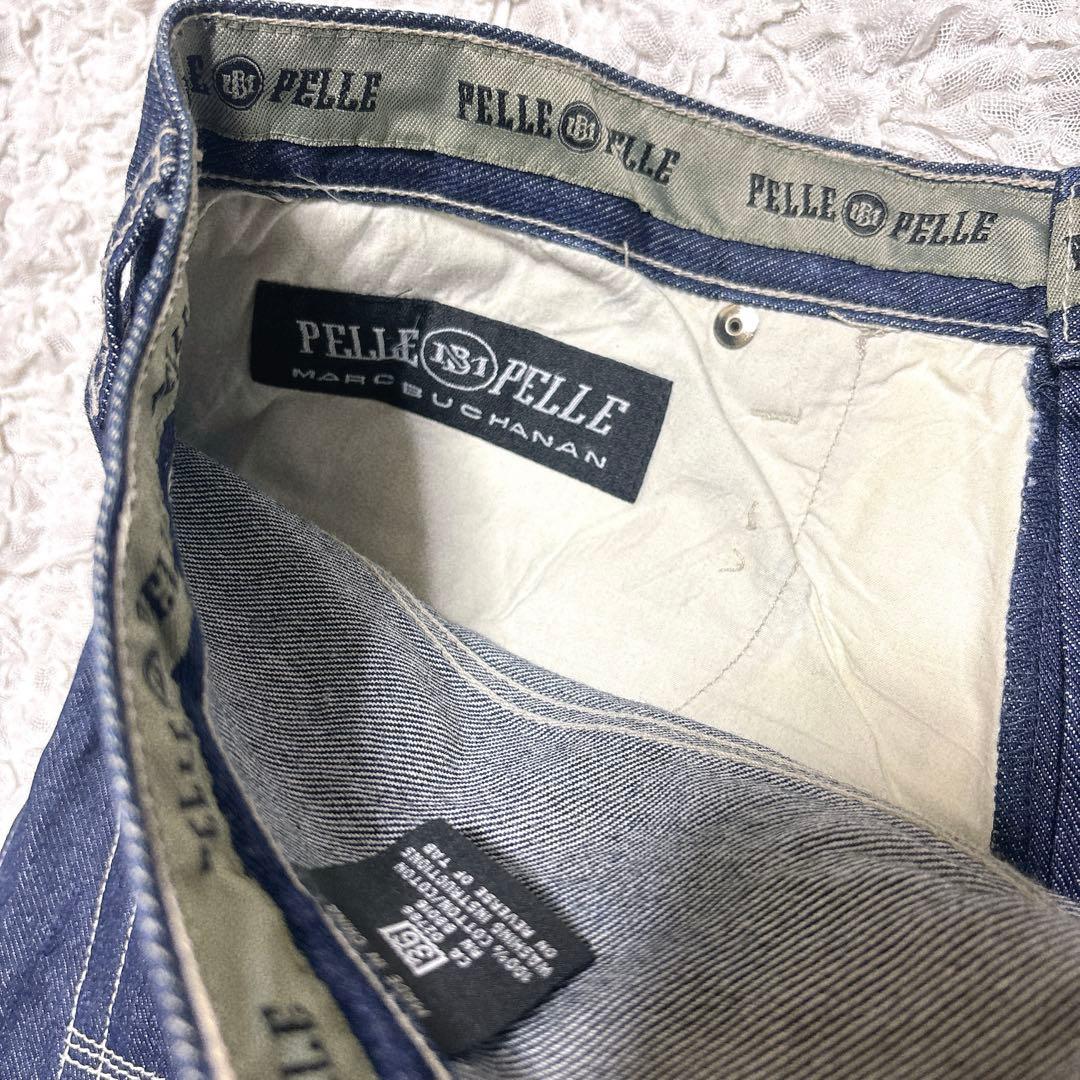 レイジ 様★pelle pelleペインターデニム バギー 極太 ワイド 36