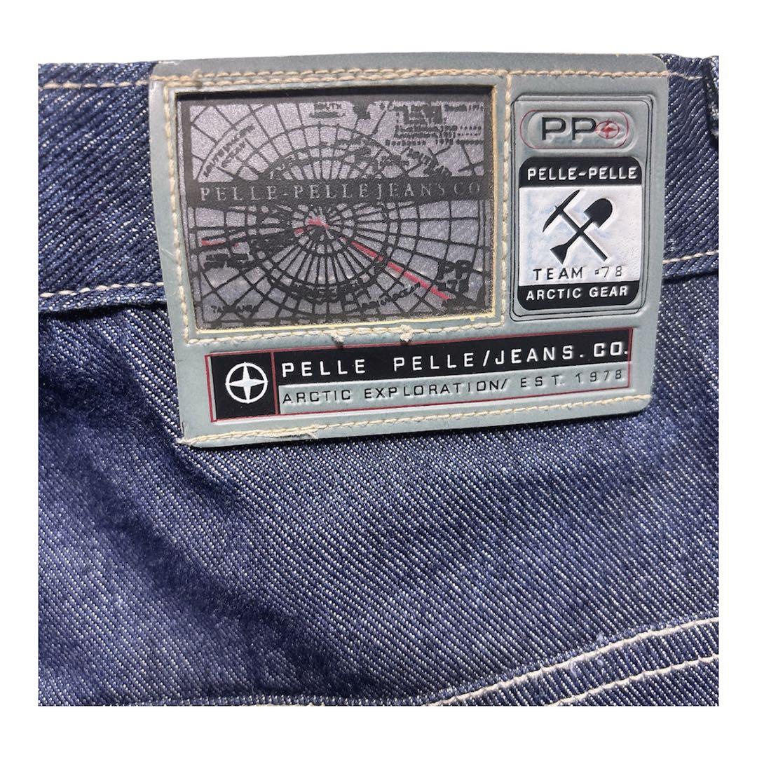 レイジ 様★pelle pelleペインターデニム バギー 極太 ワイド 36