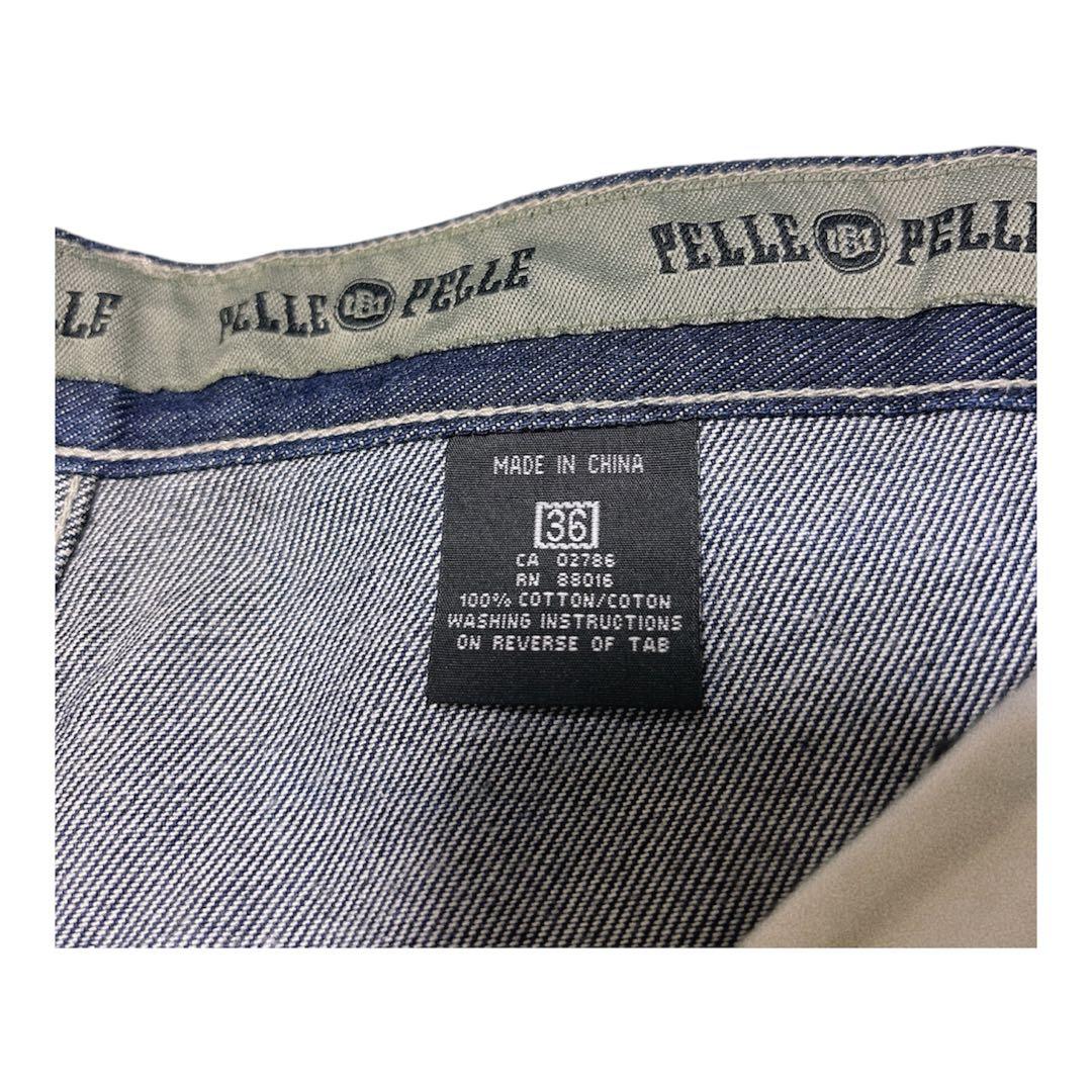 レイジ 様★pelle pelleペインターデニム バギー 極太 ワイド 36