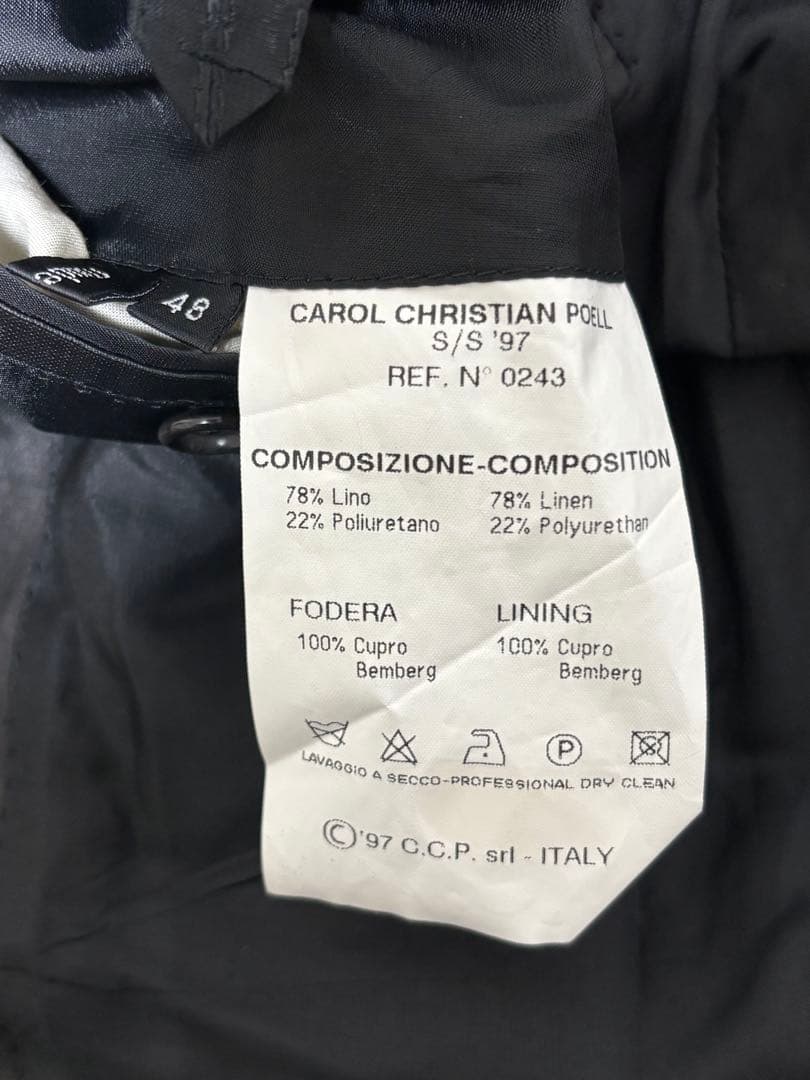 Carol Christian Poell2BリネンジャケットArchive