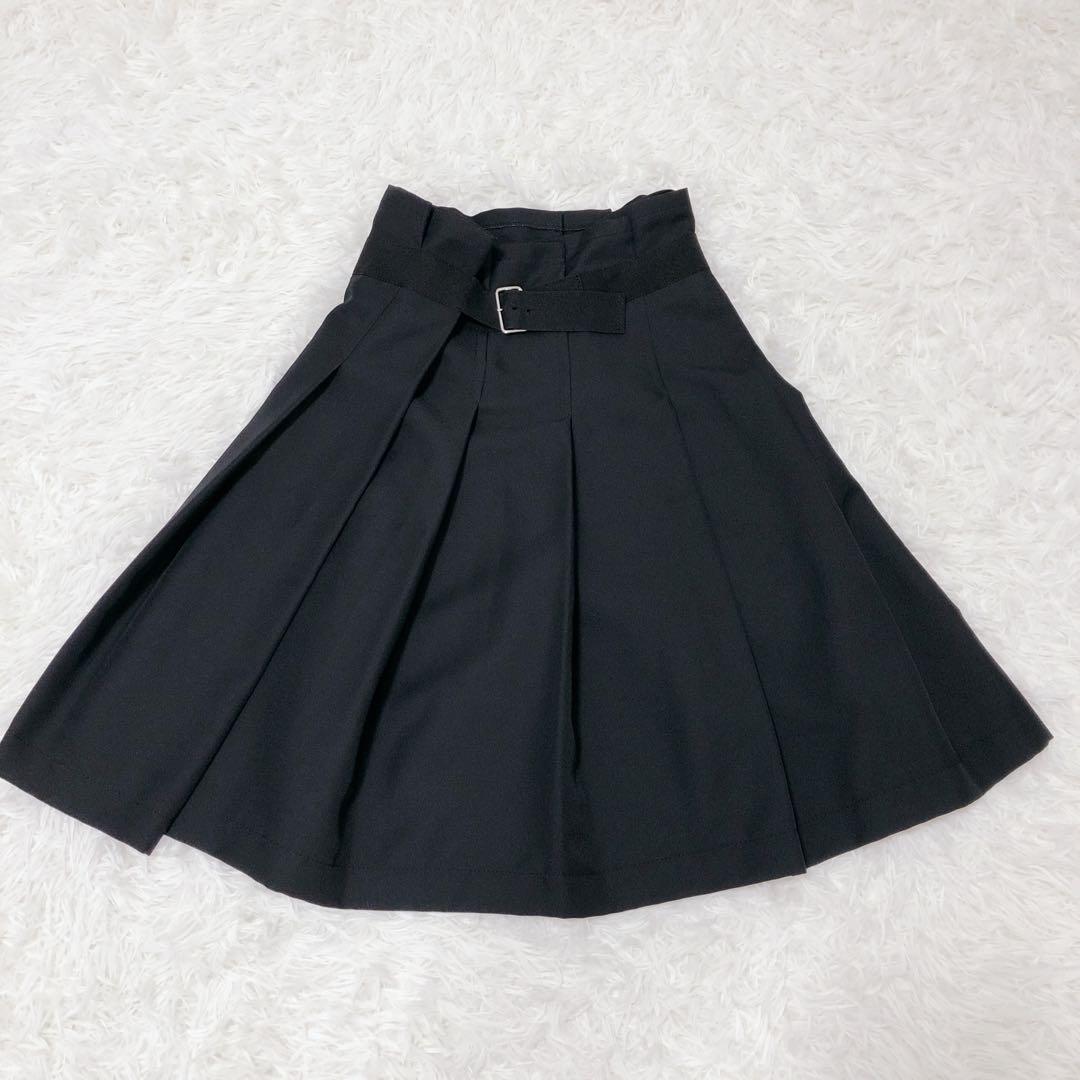 トリココムデギャルソン　ベルト付き　ミニスカート　プリーツ　平成後期　Y2K