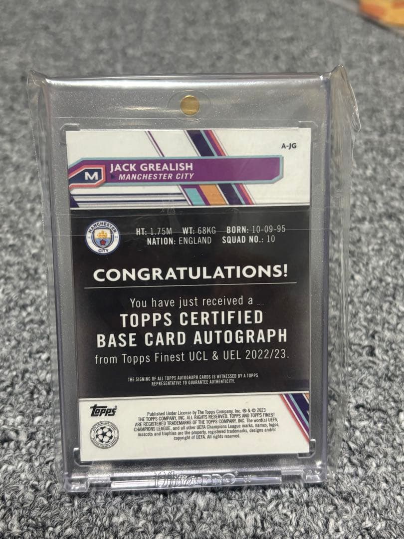 【希少】99枚限定　グリーリッシュ　サイン　マンチェスターシティ