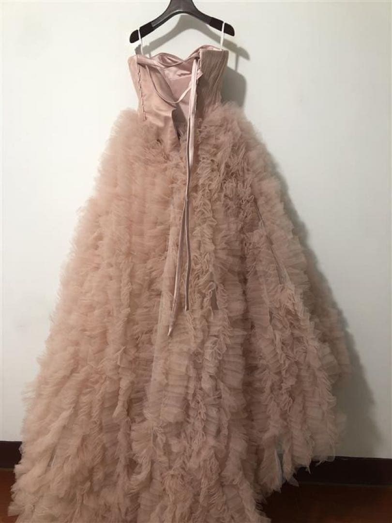 カラードレス　ピンク　dress production