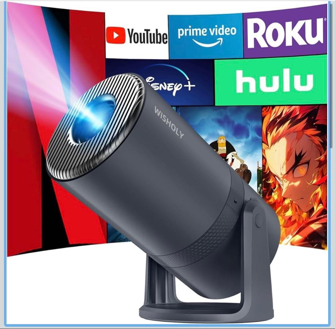 WISHOLY 4Kプロジェクター 27000LM