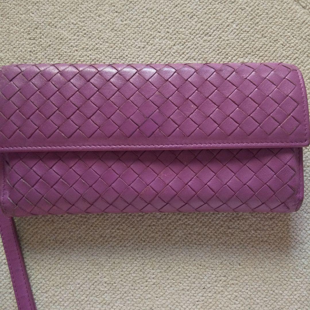 Bottega Veneta 編み込みデザイン 長財布