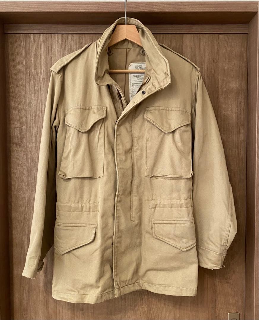 USA製 ALPHA M-65 フィールド ジャケット ブラック ミリタリー