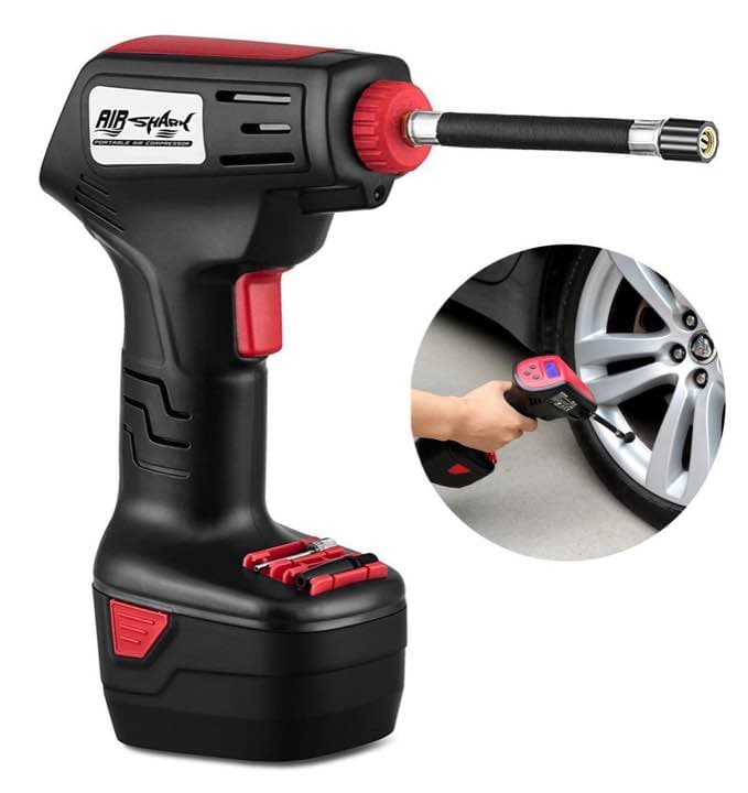 ポータブル エアーポンプ 充電式 空気入れ