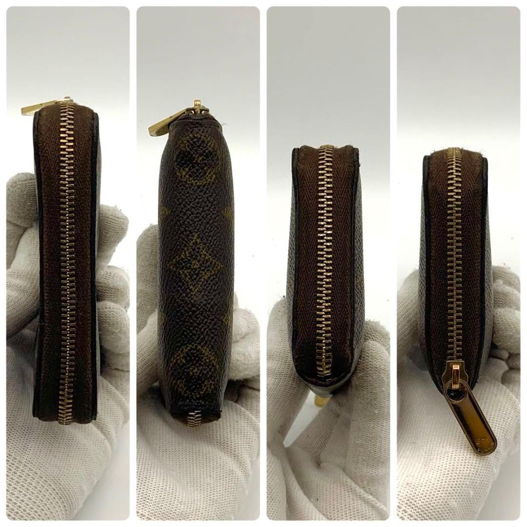 鑑定済み ルイヴィトン ジッピーパース 財布 コンパクト ケース 茶