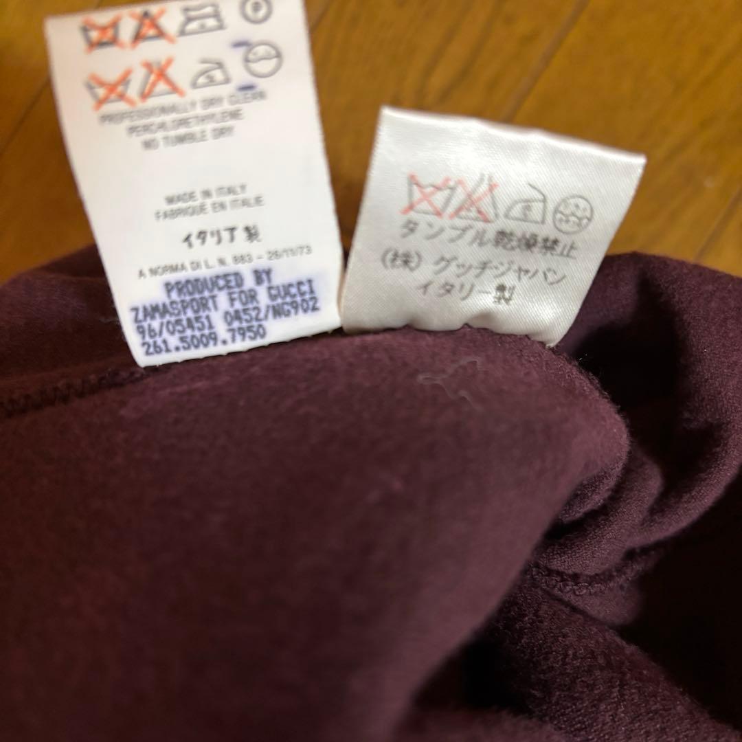 【GUCCIグッチ】ベロアパンツ40ボルドーヴィンテージトムフォード希少美品