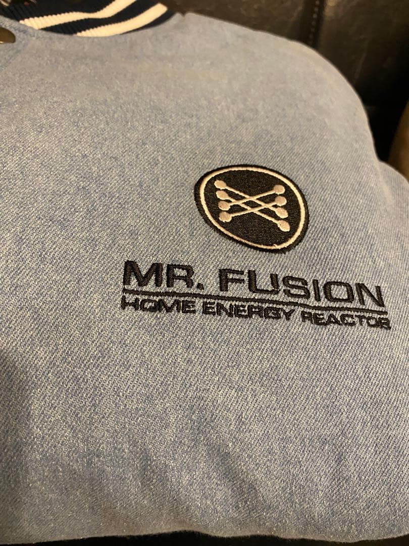 新品タグ付き★ニコアンドバックトゥザフューチャー刺繍スタジャン未使用BTTF