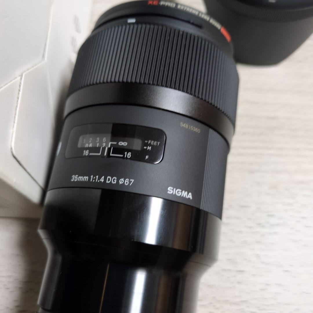 SIGMA 35mm F1.4 DG レンズ ソニー　レンズフィルター付き