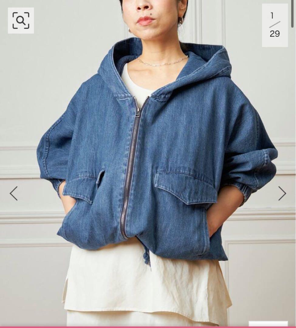 VACHEMENT/ヴァシュモン デニムフードブルゾン