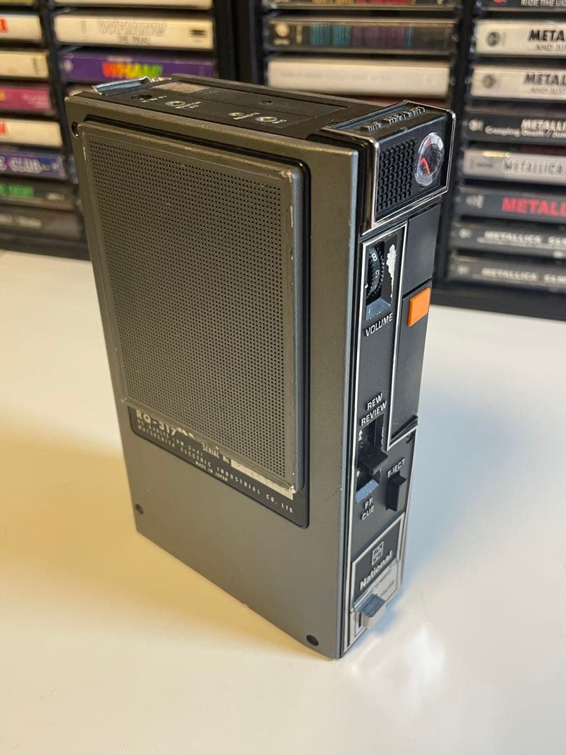 整備品　National RQ-317 ポータブルカセットプレーヤー