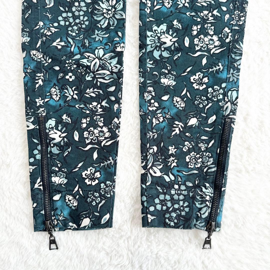 極美品✨LOUIS VUITTON ルイヴィトン 花柄 パンツ LVロゴ 総柄