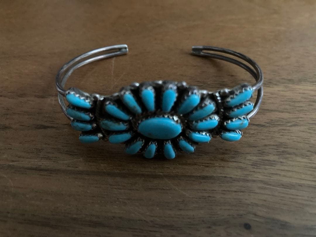 HARPO アルポ ターコイズ バングル シルバー ブレスレット