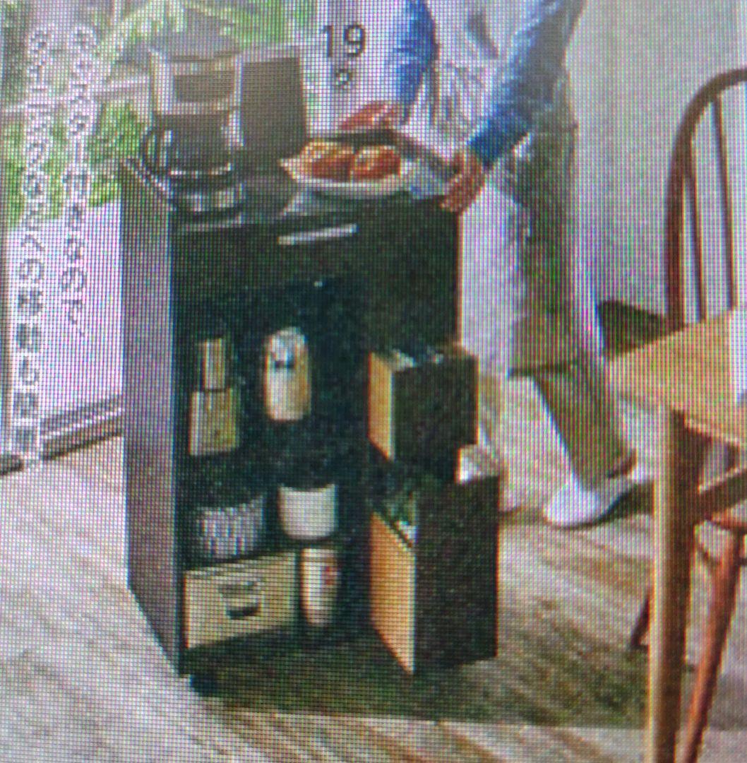 キッチンワゴン no3474ダークブラウン