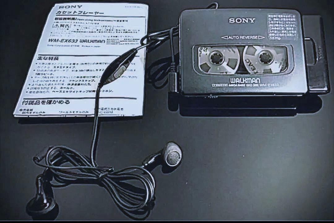 カセットウォークマン　SONY WM-EX633 茶「整備済み、完動超美品」