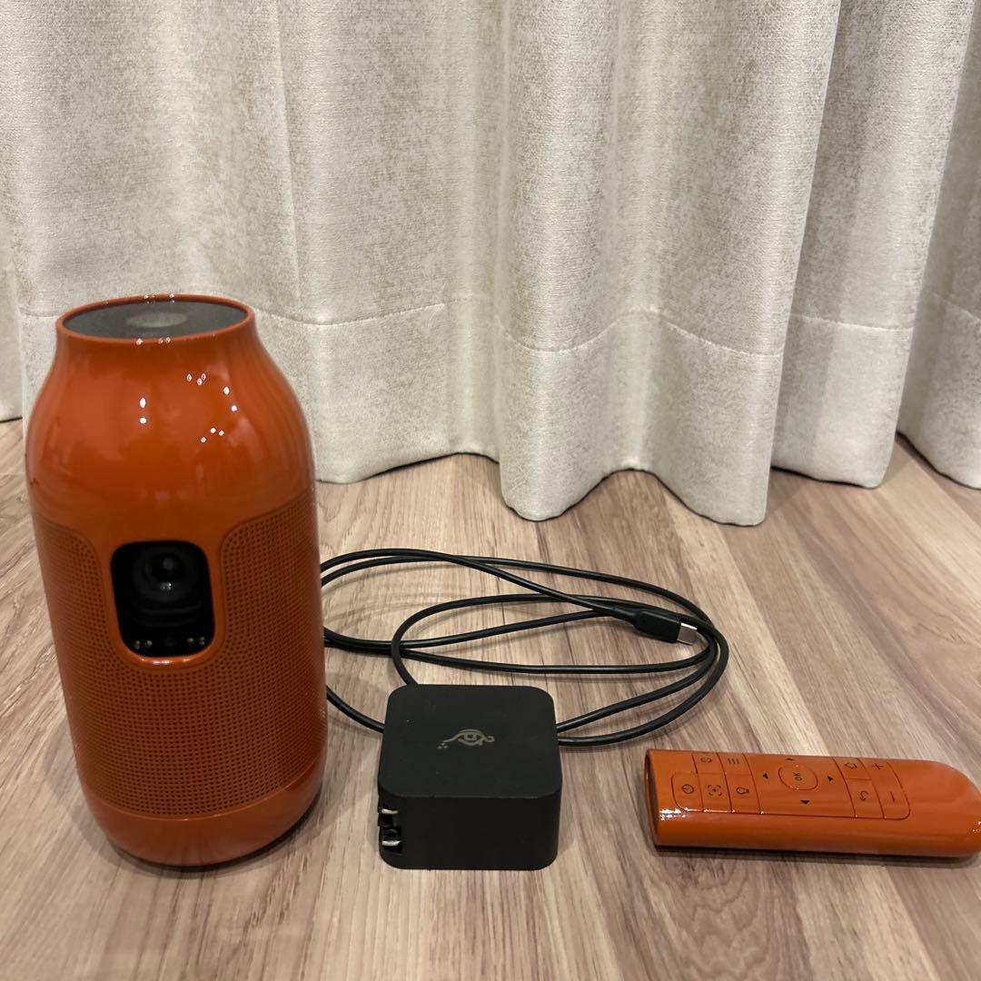 アラジンベース プロジェクター本体、リモコン、ACアダプタ(箱無し)