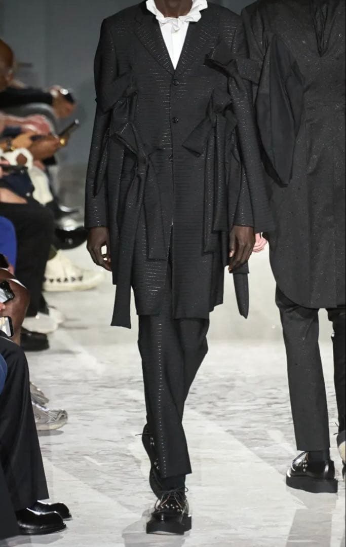 コムデギャルソンオムプリュス　2025SS ウールパンツ